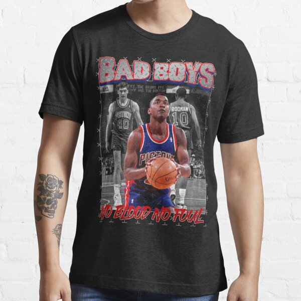 Pistons 313 Shop Detroit Bad Boys Dennis The Worm Rodman T Shirt