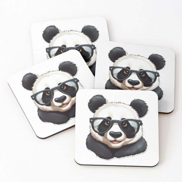 Item preview, Cute Panda Bear with Glasses designed and sold by ZappyP.