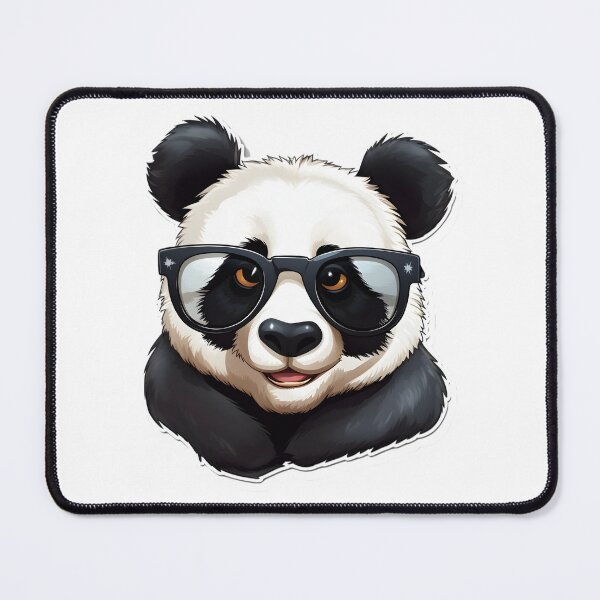 Item preview, Cute Panda Bear with Glasses designed and sold by ZappyP.