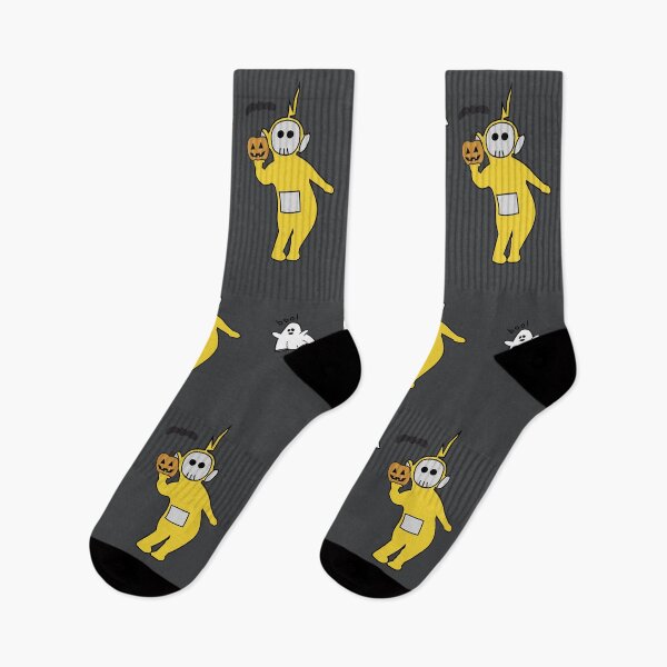 Item preview, Extra spooky Yellow Skeletubby designed and sold by ScaperShirts.