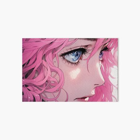 Short Hair Beauty Anime Art Board Print for Sale by Hap2U