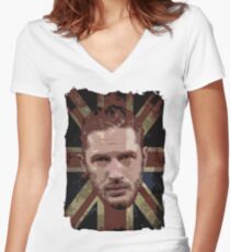 Tom Hardy Women's Fitted V-Neck T-Shirt