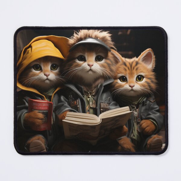 Item preview, Cool Cats Love to Read Paw Pals designed and sold by Aquablue22.