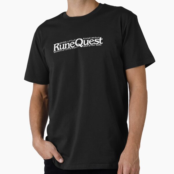 Artikel-Vorschau von Offizielles RuneQuest Guru-T-Shirt, designt und verkauft von Chaosium.