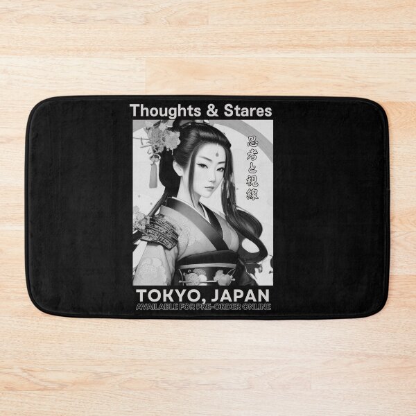 Item preview, Thoughts and Stares with Japanese Kimono woman (modern) designed and sold by Mika2525-smile.