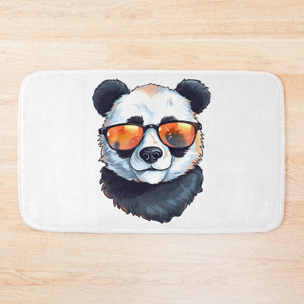 Item preview, Funny Cool Chill Panda with Orange Lens designed and sold by ZappyP.
