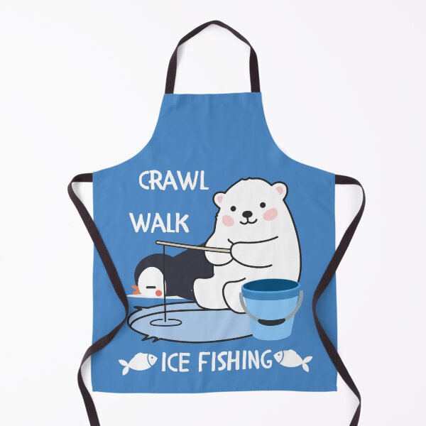 Artikelvorschau, Krabbelspaziergang Eisfischen süßes Winterdesign für Kinder entworfen und verkauft von Lady-Frost.