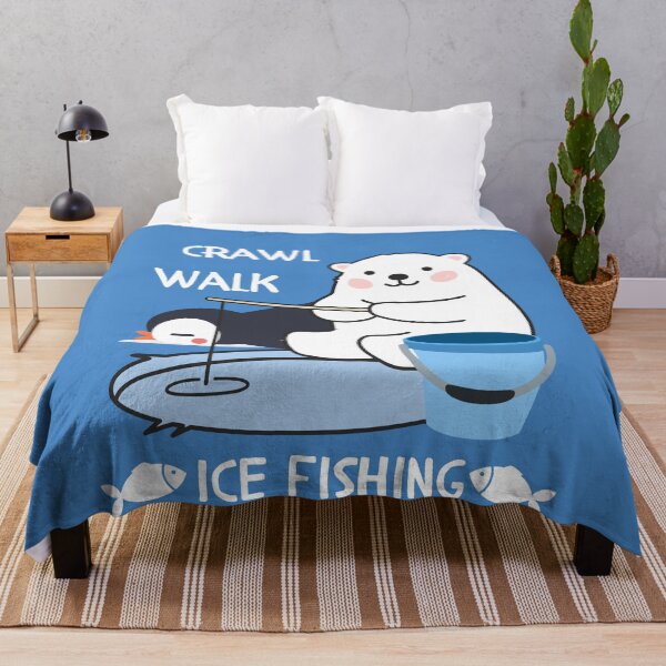 Artikelvorschau, Krabbelspaziergang Eisfischen süßes Winterdesign für Kinder entworfen und verkauft von Lady-Frost.