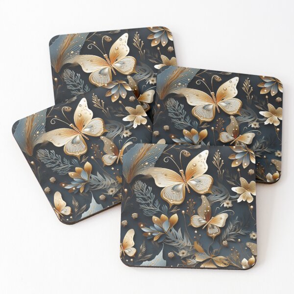 Item preview, Night time moths and leaves designed and sold by Lewis-mart.