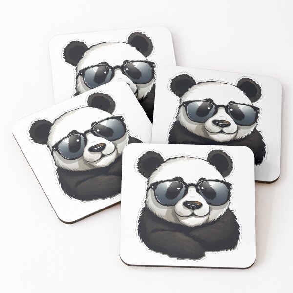 Item preview, Relaxed Panda Bear Wearing Sunnies designed and sold by ZappyP.