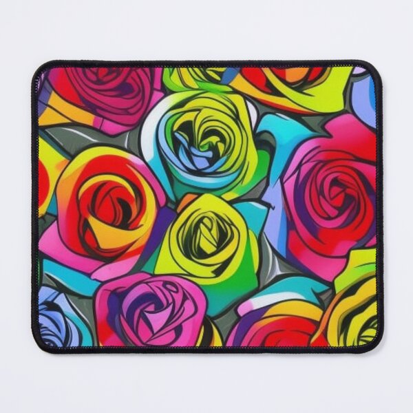 Item preview, Abstract Colorful Roses Pattern designed and sold by calibrit.