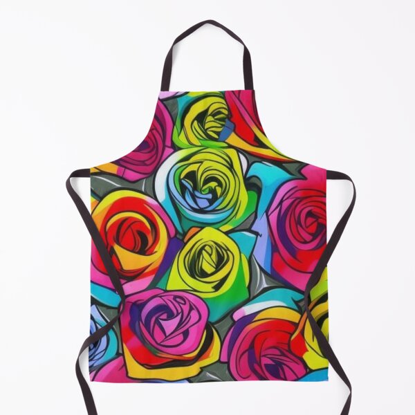 Item preview, Abstract Colorful Roses Pattern designed and sold by calibrit.