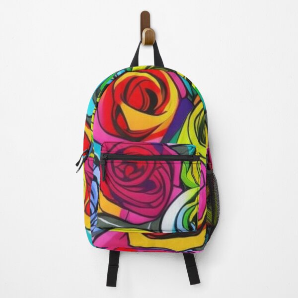 Item preview, Abstract Colorful Roses Pattern designed and sold by calibrit.