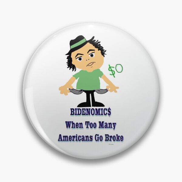 Item preview, Bidenomics: Americans Go Broke (dark text) designed and sold by kristalcurt.