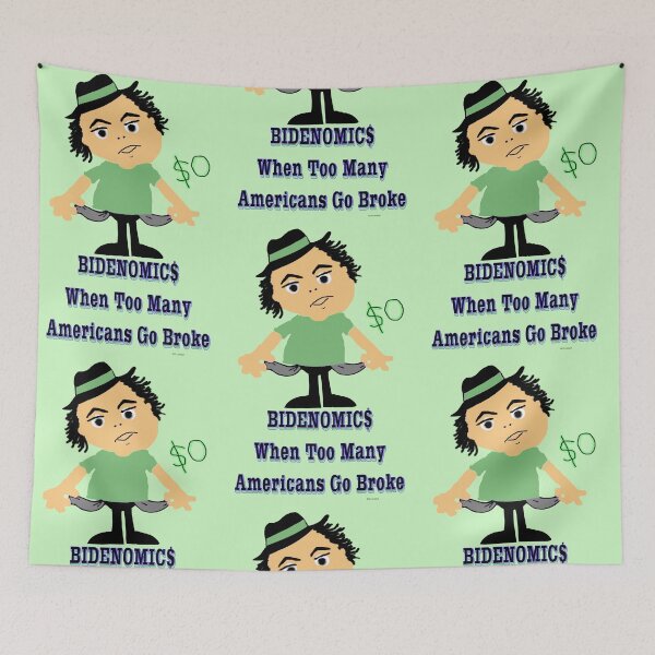 Item preview, Bidenomics: Americans Go Broke (dark text) designed and sold by kristalcurt.
