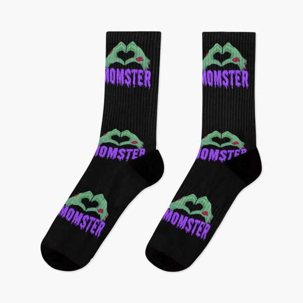 Item preview, Momster Halloween Shirt for Monster Mom Trick-or-Treating Costume Creepy Cute Undead Humor Zombie Heart Hands Drippy Text Spooky Season Tee designed and sold by MunsyArt.