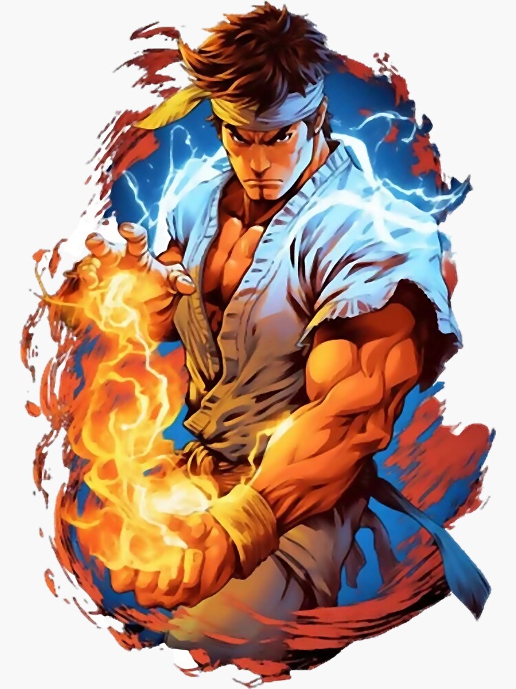 Ryu Street Fighter Design (1) Poster for Sale by GilliamPoundC