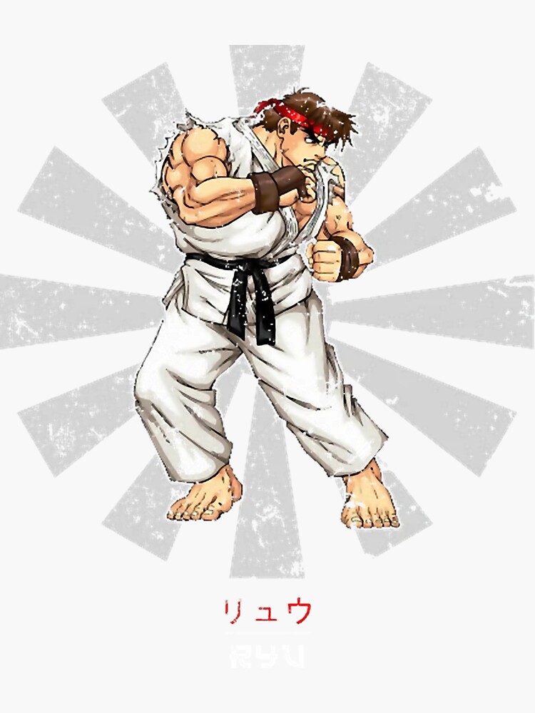 Ryu Street Fighter Design (1) Poster for Sale by GilliamPoundC