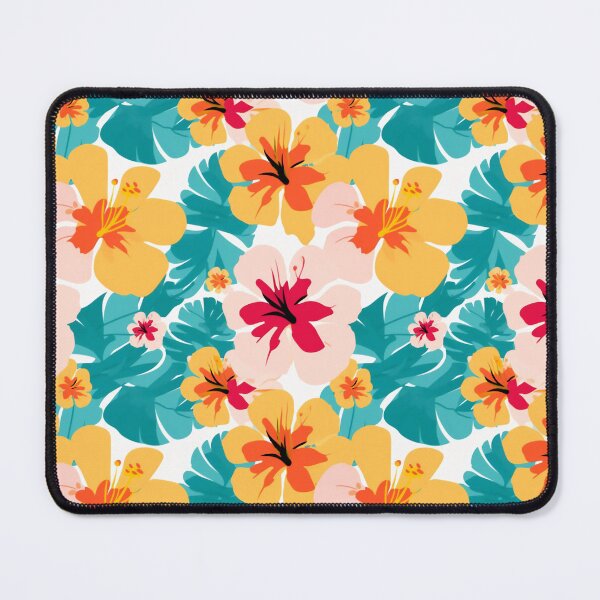 Item preview, Hibiscus Flower Pattern Digital Art designed and sold by Anongdesign.