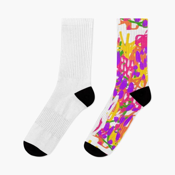 Item preview, Graffiti Distorted Colorful Warped Abstract Print Fluid Organic Scribbles designed and sold by DreamHomes.