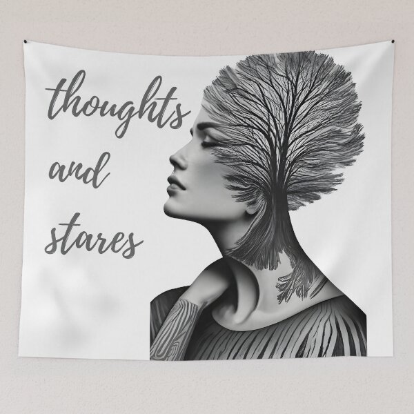 Item preview, Thoughts and stares designed and sold by GediaPrints.