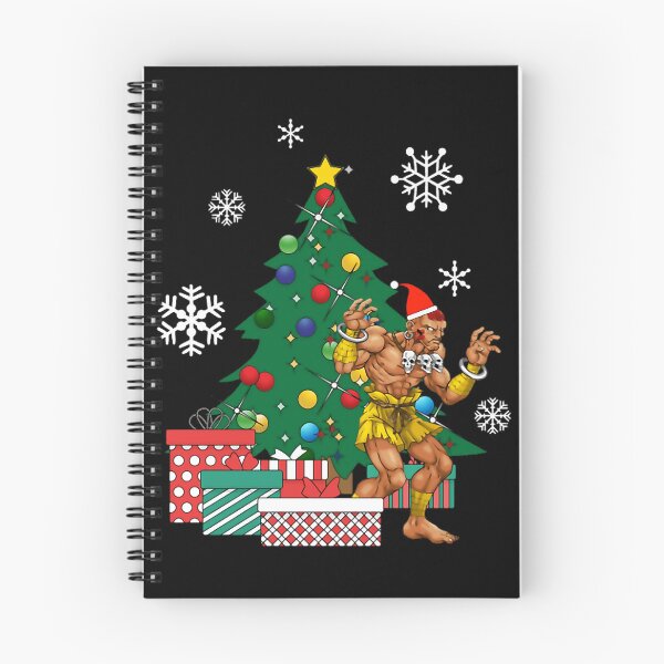Item preview, Dhalsim Around The Christmas Tree Street Fighter designed and sold by DesignerBomboo.