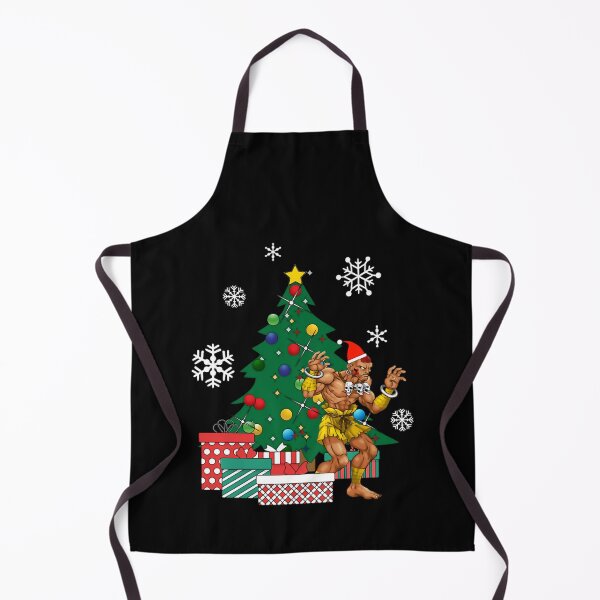 Item preview, Dhalsim Around The Christmas Tree Street Fighter designed and sold by DesignerBomboo.