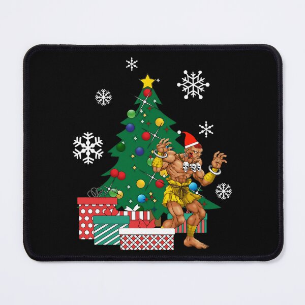 Item preview, Dhalsim Around The Christmas Tree Street Fighter designed and sold by DesignerBomboo.