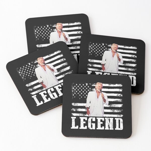 Item preview, Distressed American Flag Name Music Kenny Rogers Legend designed and sold by IronfirstPhill.