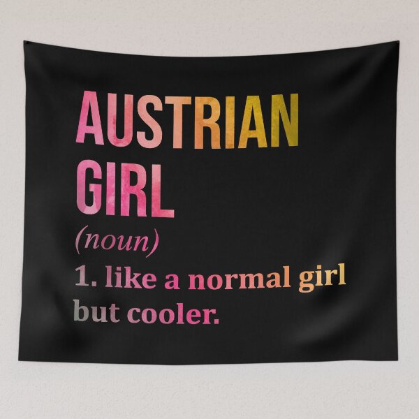 Item preview, Austrian Girl Definition in Watercolor designed and sold by XCIV.