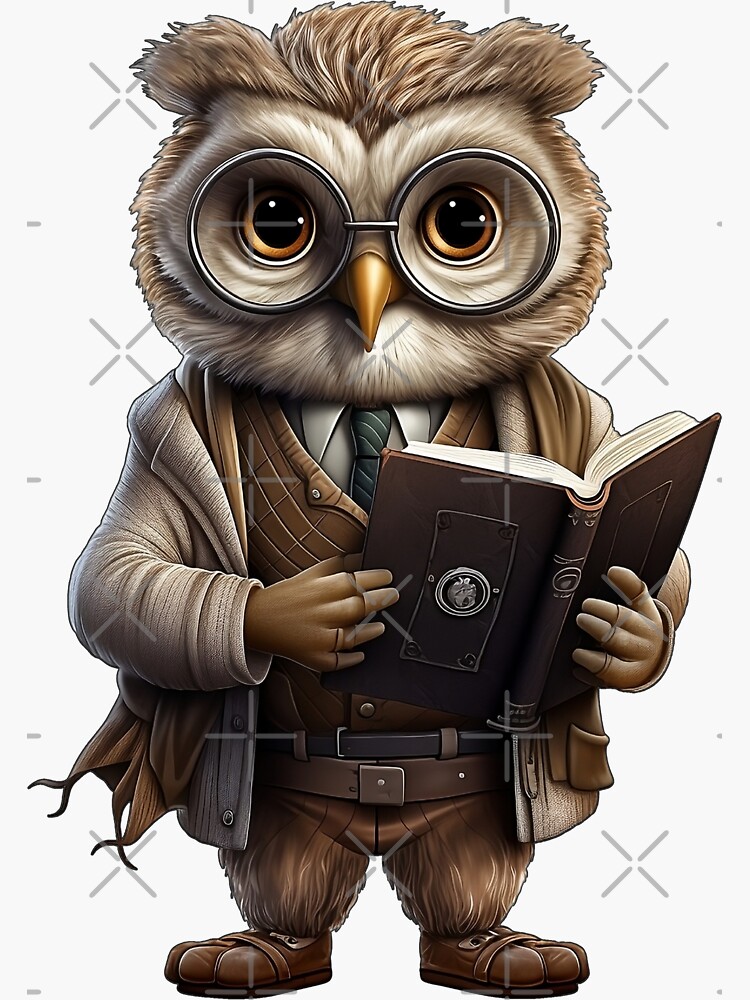 clipart de professeur de hibou