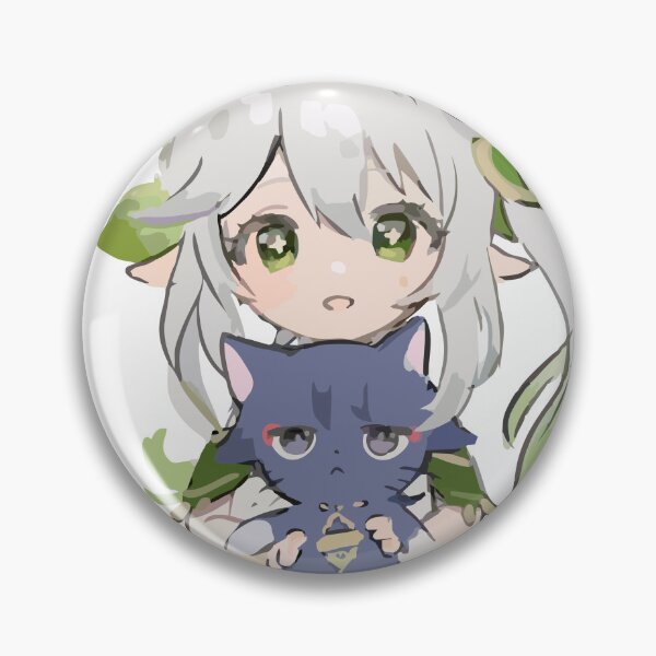 Item preview,  Scaramouche . Dendro archon. Genshin Impact. Nahida. Cat designed and sold by Isilver-me.