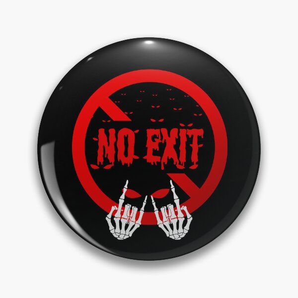 Item preview, Street sign no exit  halloween. Funny gift for your loved ones designed and sold by Krzysztof Siwek.