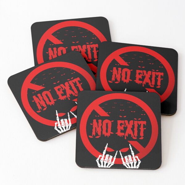 Item preview, Street sign no exit  halloween. Funny gift for your loved ones designed and sold by Krzysztof Siwek.
