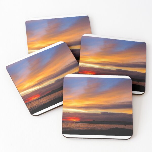Item preview, winter sunrise. bicheno, eastcoast, tasmania designed and sold by bodhiimages.
