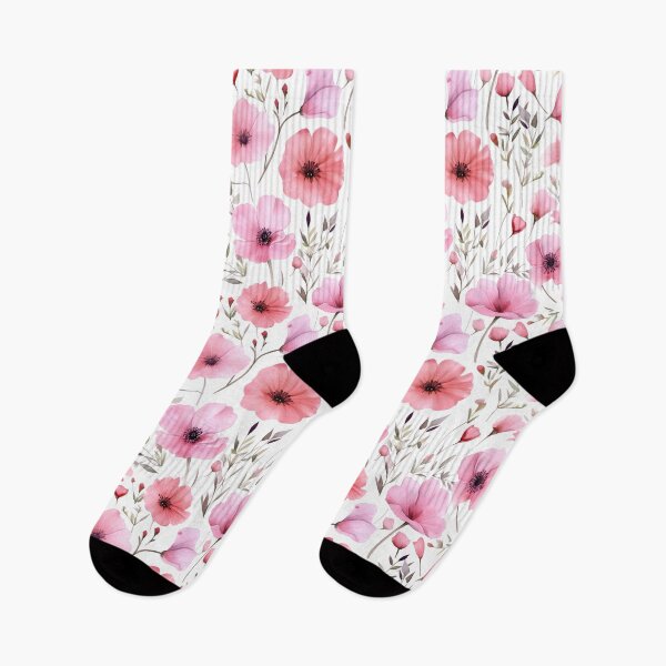 Item preview, Watercolor Pink Flower plant  designed and sold by EnigmaStitcher.