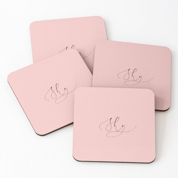 Item preview, Shy I Word I Calligraphy I Handwritten  designed and sold by GreenStem.