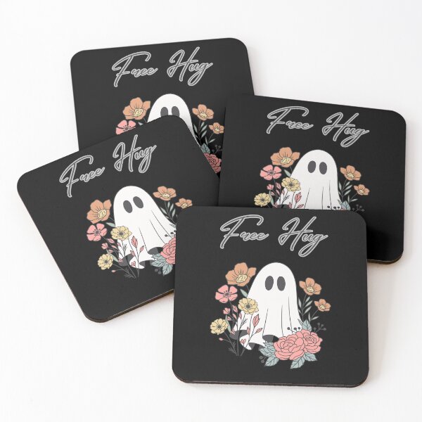 Item preview, Abrazo gratis de fantasmas espeluznantes de Halloween designed and sold by PrintWizardArt.