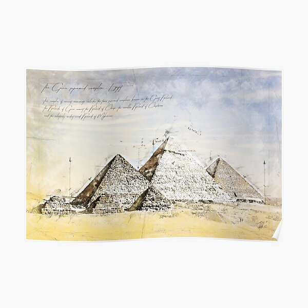 Posters Sur Le Theme Pyramides Redbubble