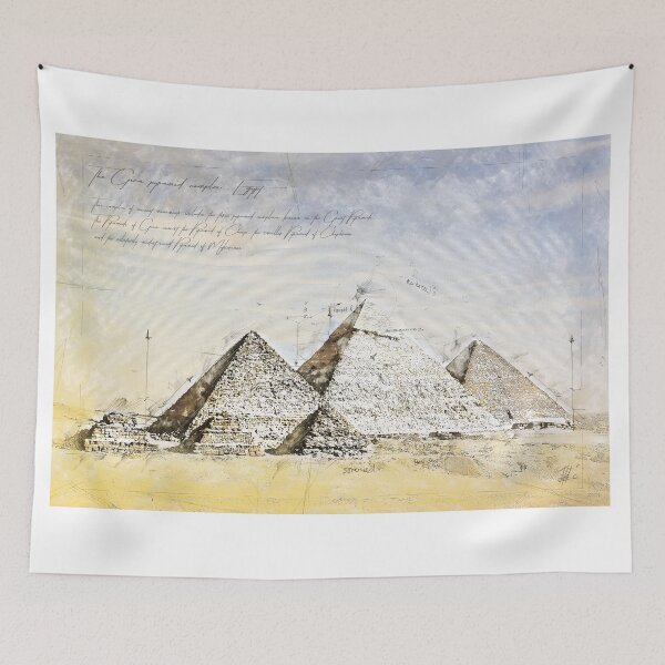 Item preview, Pyramides of Giza, Cairo Egypt designed and sold by Theodor Decker.