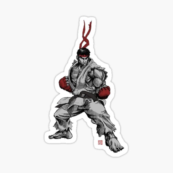 Ryu sf5 - Street Fighter Sticker for Sale by omenastore