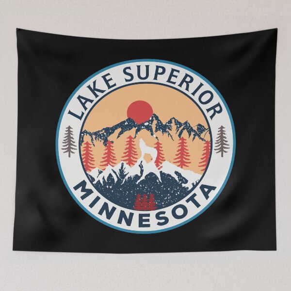 Item preview, Lake Superior Minnesota-Vintage designed and sold by nature-space.