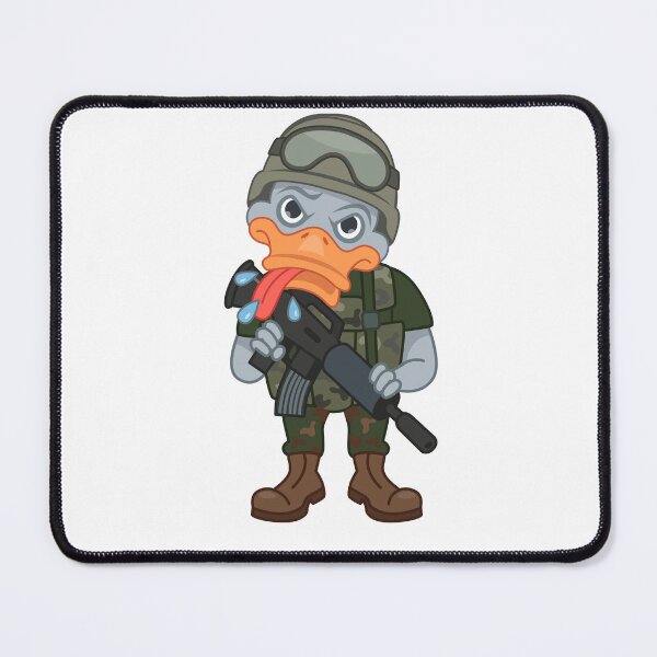 Item preview, Donald Duck in the army, military service, military uniform designed and sold by Katze49.