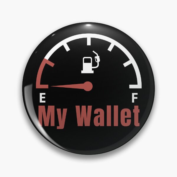 Item preview, My Wallet Meter On Empty designed and sold by ArtisShops.