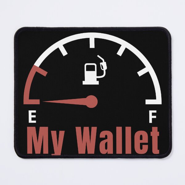 Item preview, My Wallet Meter On Empty designed and sold by ArtisShops.