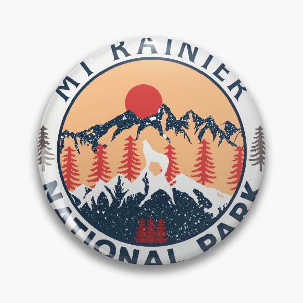 Item preview, Mt Rainier National Park-Vintage designed and sold by nature-space.