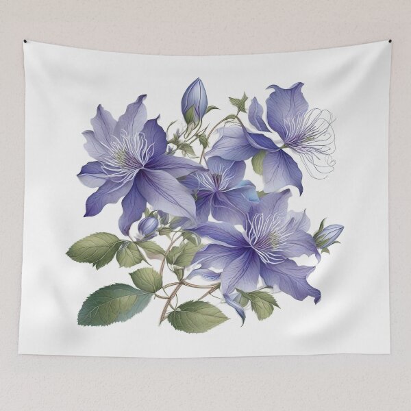 Item preview, Clematis! fun, freedom and courage. designed and sold by Natcharee.