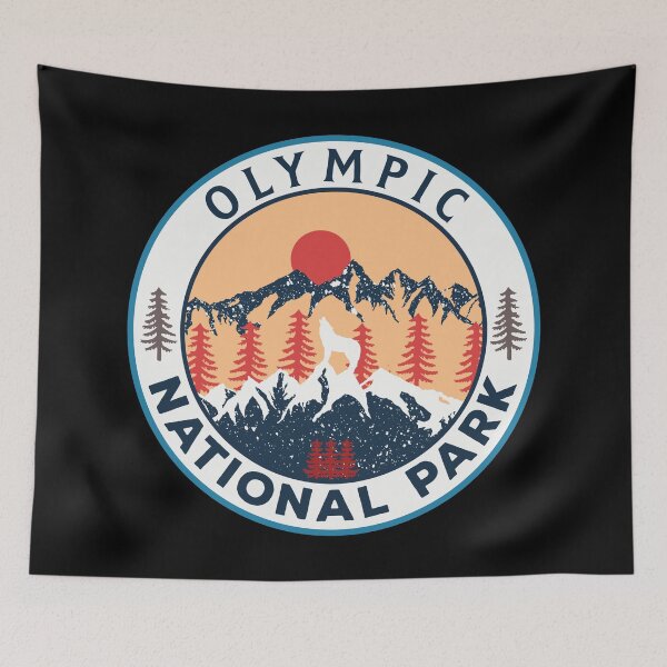 Item preview, Olympic National Park-Vintage designed and sold by nature-space.