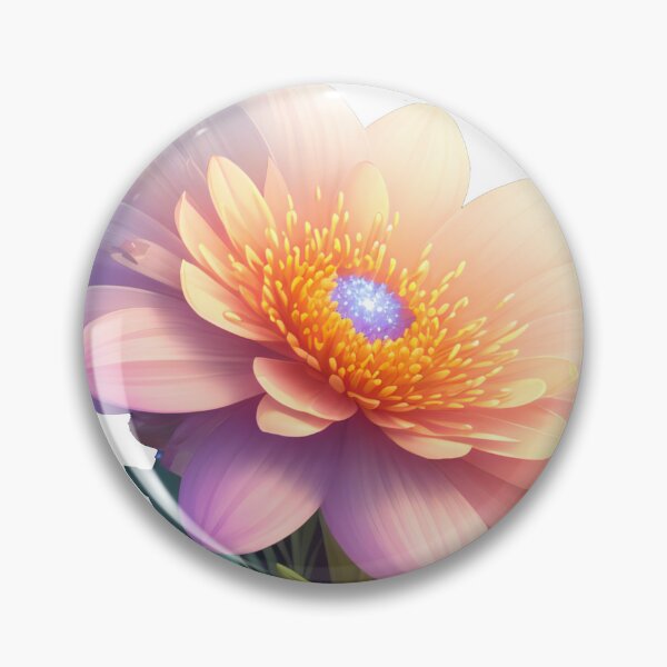 Item preview, Cinematic Fantasy Flower Sticker: 3D Vector Art with Vibrant Charm (76) designed and sold by WASjourney.