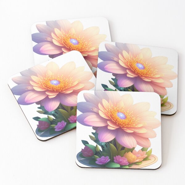Item preview, Cinematic Fantasy Flower Sticker: 3D Vector Art with Vibrant Charm (76) designed and sold by WASjourney.